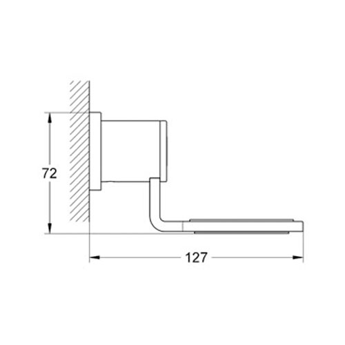 Grohe Allure Sabunluk Ve Diş Fırçalık Tutacağı - 40278000 - Thumbnail