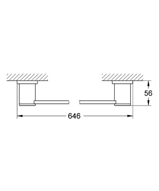 Grohe Allure Uzun Havluluk - 40341000 - Thumbnail