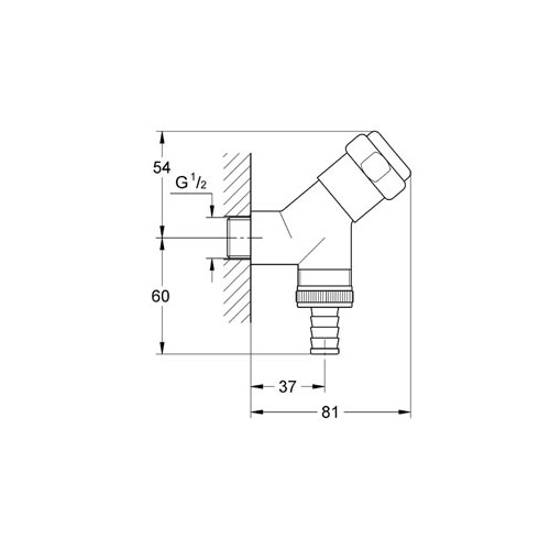 Grohe Çamaşır Musluğu - 41010000 - 2
