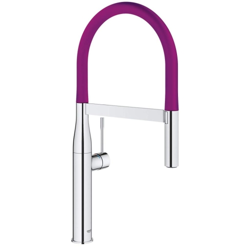 Grohe Eviye Bataryası Spiralli 2 Fonk. Essence Krom/Mor - 124977 - Thumbnail