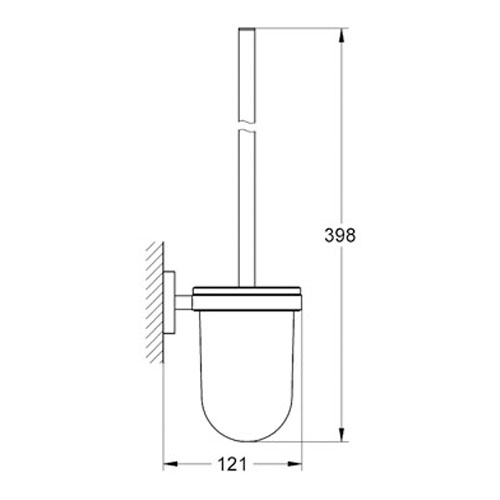 Grohe Essentials Tuvalet Fırçalığı - 40374001 - 3