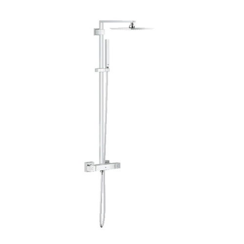 Grohe Euphoria Cube Sistem 230 Duvara Monte Termostatik Duş Bataryalı Duş Sistemi - 26087000