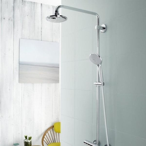 Grohe Euphoria Tek Kumandalı-Duş Bataryalı Duş Sistemi - 27473000 - Thumbnail