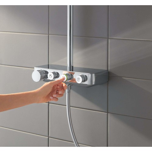 Grohe Euphoria SmartControl System 310 Duo Duvara Monte Termostatik Bataryalı Duş Sistemi - 26507000 - 4