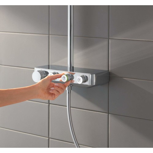 Grohe Euphoria SmartControl System 310 Duo Duvara Monte Termostatik Bataryalı Duş Sistemi - 26507000 - 5
