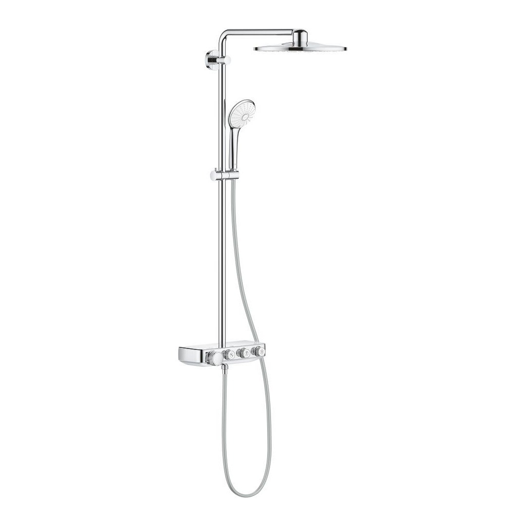 Grohe Euphoria SmartControl System 310 Duo Duvara Monte Termostatik Bataryalı Duş Sistemi - 26507000 - 1