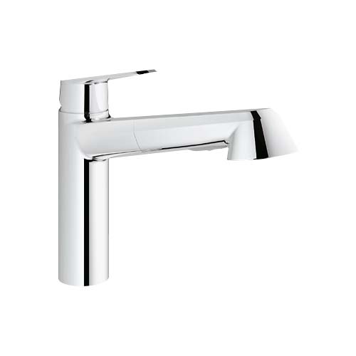 Grohe Eviye Bataryası Spiralli 2 Fonk. Eurodisc Krom - 32257002