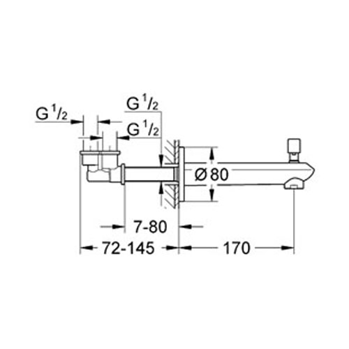 Grohe Eurodisc Cosmopolitan Yön Değiştiricili Çıkış Ucu - 13279002 - 2