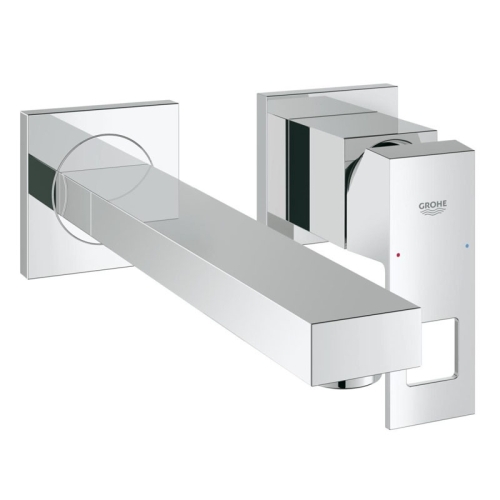 Grohe Eurocube İki Delikli Duvardan Lavabo Bataryası M-Boyut - 23447000