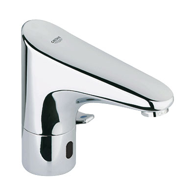 Grohe Europlus E Fotoselli Lavabo Bataryası, Çift Su Girişli Pilli - 36207001