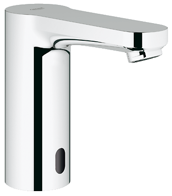 Grohe Eurosmart Cosmopolitan E Fotoselli Lavabo Bataryası, Çift Su Girişli Pilli - 36330001 - Thumbnail