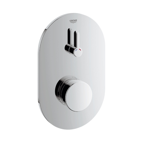 Grohe Eurosmart Cosmopolitan T Zaman Ayarlı Ankastre Duvardan Duş Bataryası, Çift Su Girişli - 36321000 - Thumbnail