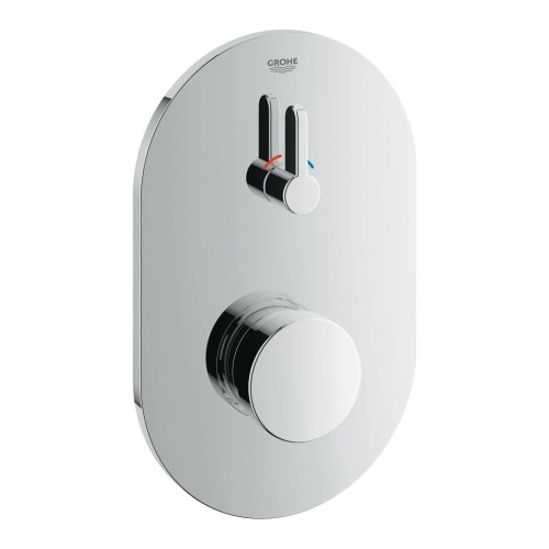 Grohe Eurosmart Cosmopolitan T Zaman Ayarlı Ankastre Duvardan Duş Bataryası, Çift Su Girişli - 36321000