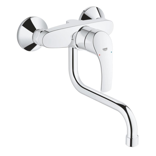 Grohe Eviye Bataryası Duvardan Aplike Eurosmart Krom - 31391002 - Thumbnail