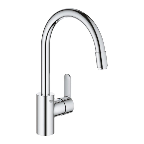 Grohe Eviye Bataryası Spiralli Tek Akış Eurostyle Krom - 31126004