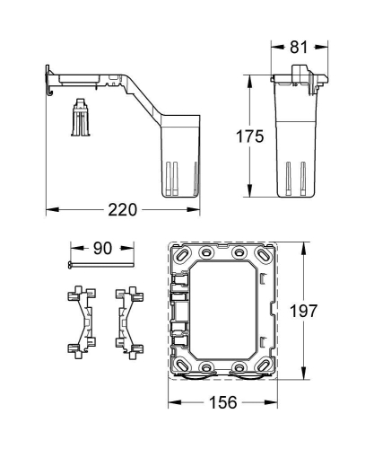 Grohe Grohe Fresh Retro - Fit Set - 38796000 - Thumbnail