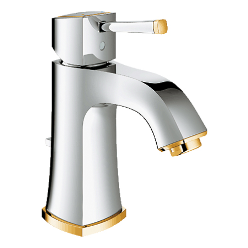 Grohe Lavabo Bataryası Grandera M-Boyut Krom/Altın - 23303IG0 - Thumbnail
