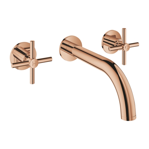 Grohe Atrio Üç Delikli Lavabo Bataryası Hard Graphite-20661DA0