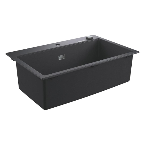 Grohe 700 Kuvars Kompozit Eviye 80 -C 78/51, Granit Siyah Rengi - 31652AP0