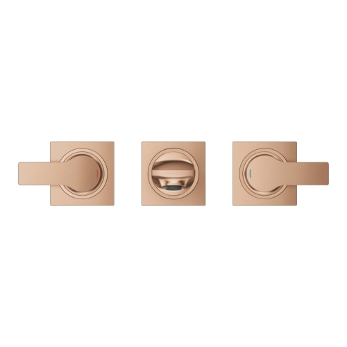 Grohe Allure 3 Delikli Duvardan Lavabo Bataryası S Brushed Warm Sunset - 20189DL2 - Thumbnail