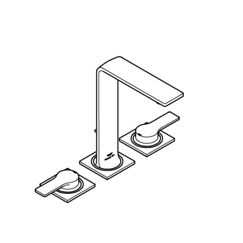 Grohe Allure 3 Delikli Lavabo Bataryası 1/2"
M - Boyut - 20188001 - 2