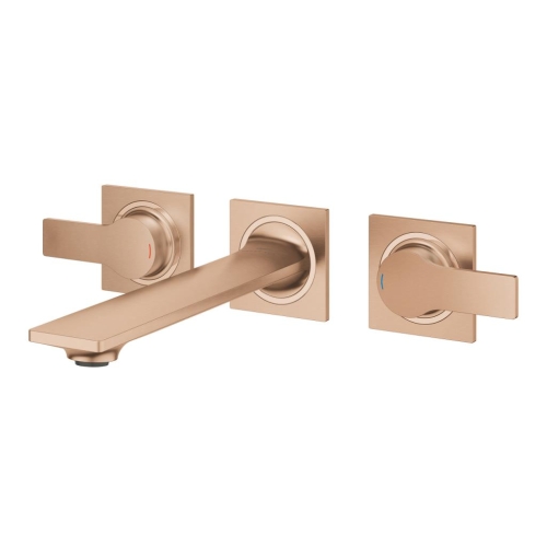 Grohe Allure 3 Delikli Lavabo Bataryası 1/2" M-Boyut Brushed Warm Sunset - 20193DL2 - 4