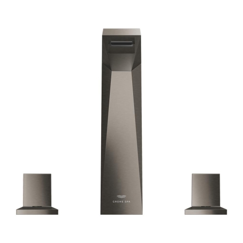 Grohe Allure Brilliant 3 Delikli Lavabo Bataryası L-Boyut Brushed Hard Graphite – 20627AL0 - Thumbnail