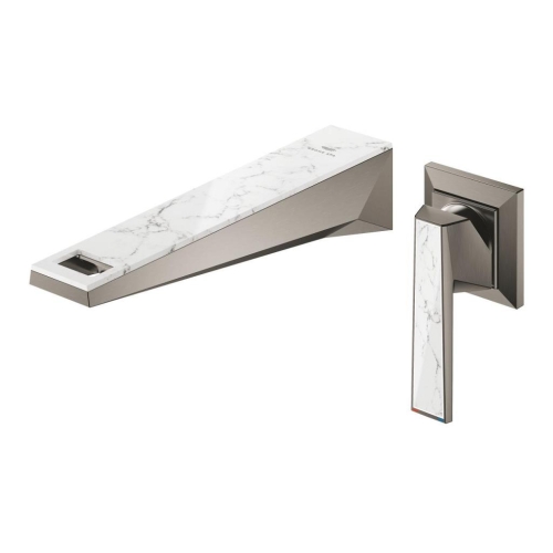 Grohe Allure Brilliant Private Collection 2 Delikli Duvardan Lavabo Bataryası M–Boyut Brushed Hard Graphite – 29519AL0 - Thumbnail