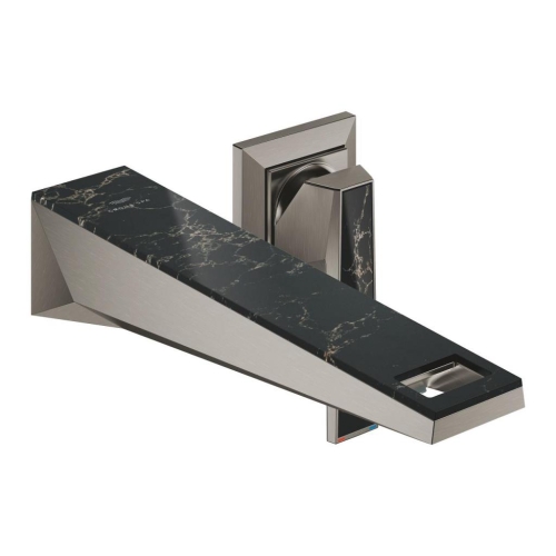 GROHE - Grohe Allure Brilliant Private Collection 2 Delikli Duvardan Lavabo Bataryası M–Boyut Brushed Hard Graphite – 29521AL0