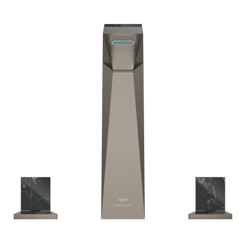 Grohe Allure Brilliant Private Collection 3 Delikli Lavabo Bataryası L Boyut Brushed Hard Graphite – 20669AL0 - Thumbnail