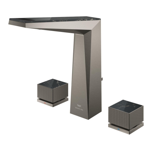 Grohe Allure Brilliant Private Collection 3 Delikli Lavabo Bataryası L Boyut Brushed Hard Graphite – 20672AL0 - Thumbnail