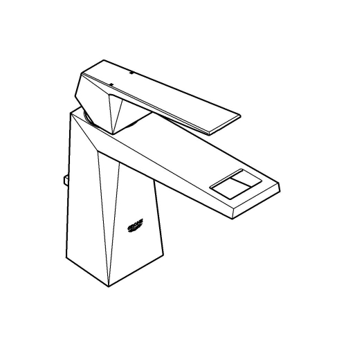 Grohe Allure Brilliant Tek Kumandalı Lavabo Bataryası M-Boyut Brushed Hard Graphite - 23029AL0 - Thumbnail