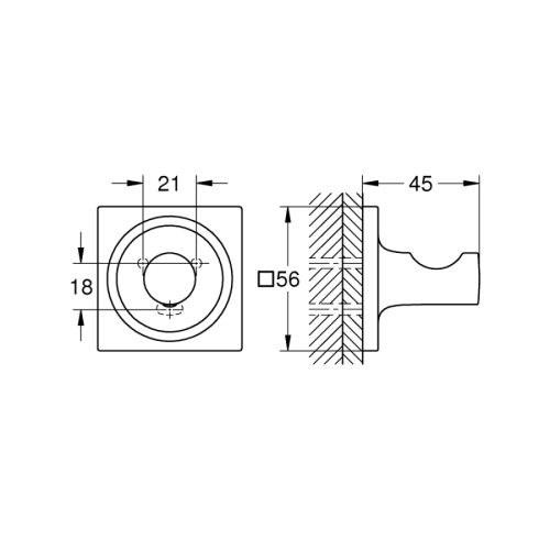 Grohe Allure Havlu/Bornoz Askılığı Brushed Warm Sunset – 40284DL1 - Thumbnail