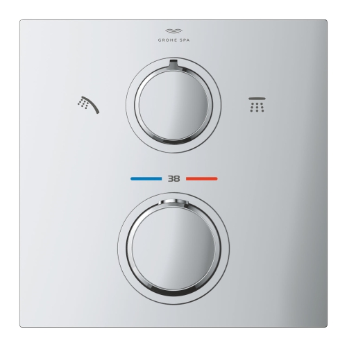 Grohe Allure Thermostat For Concealed Installation With 2-Way Diverter - 29181002 - Thumbnail