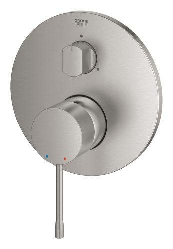 Grohe Ankastre Banyo Bat. 3 Çık. Essence Super Steel - 24092DC1 - Thumbnail