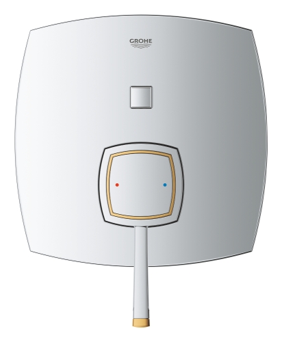 Grohe Ankastre Banyo Bataryası 2 Çık. Grandera Kr/Altın- 24068IG0 - Thumbnail