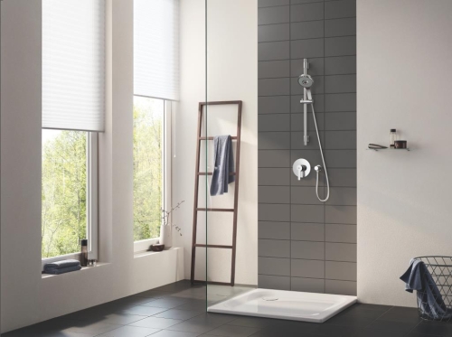 Grohe Ankastre Duş Bataryası 1 Çıkışlı Lineare Krom - 24063001 - Thumbnail