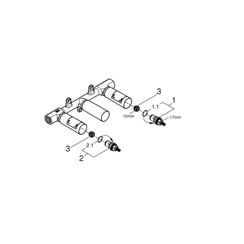 Grohe Ankastre İç Gövde - 29025002 - 2