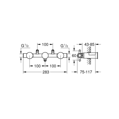 Grohe Ankastre İç Gövde - 29025002 - 4