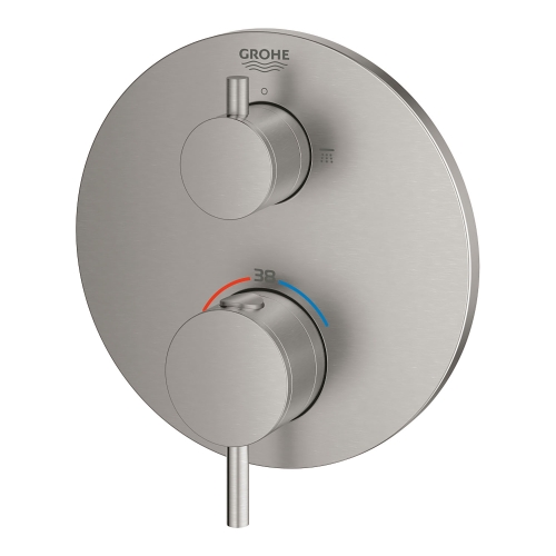 Grohe Ankastre Term. Banyo Bat. 2 Çık. Atrio Super Steel - 24135DC3