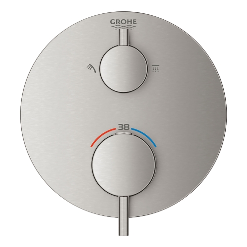 Grohe Ankastre Term. Banyo Bat. 2 Çık. Atrio Super Steel - 24135DC3 - 3
