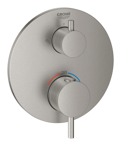 Grohe Ankastre Term. Banyo Bat. 2 Çık. Atrio Super Steel - 24135DC3 - 9