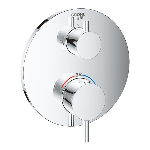Grohe Ankastre Termost. Banyo Bat. 2 Çıkışlı Atrio Krom- 24135003 - Thumbnail