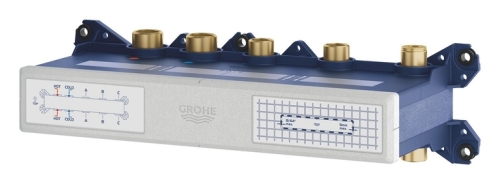Grohe Aqua Tiles Ankastre Termostatik Montaj Gövdesi 3 Çıkışlı – 1068690000 - Thumbnail