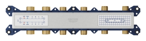 Grohe Aqua Tiles Ankastre Termostatik Montaj Gövdesi 4 Çıkışlı – 1068810000 - Thumbnail