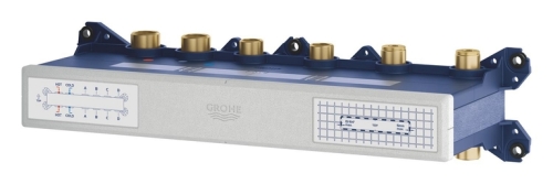 Grohe Aqua Tiles Ankastre Termostatik Montaj Gövdesi 4 Çıkışlı – 1068810000 - Thumbnail