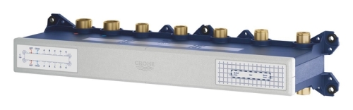 Grohe Aqua Tiles Ankastre Termostatik Montaj Gövdesi 5 Çıkışlı – 1068820000 - Thumbnail