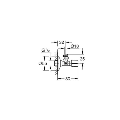 Grohe Ara Musluk 1/2" Brushed Cool Sunrise - 22037GN0