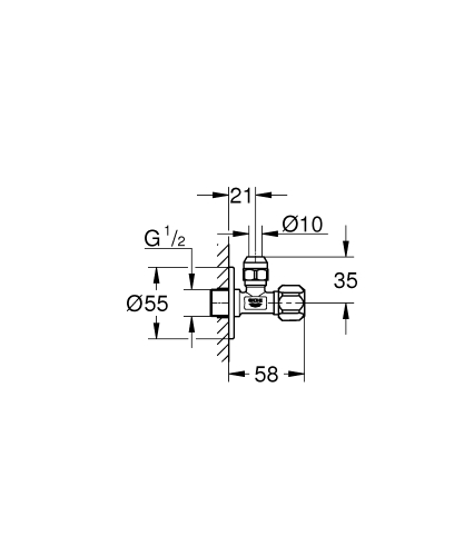 Grohe Ara Musluk Filtreli 1/2"x3/8" - 22018000 - 2