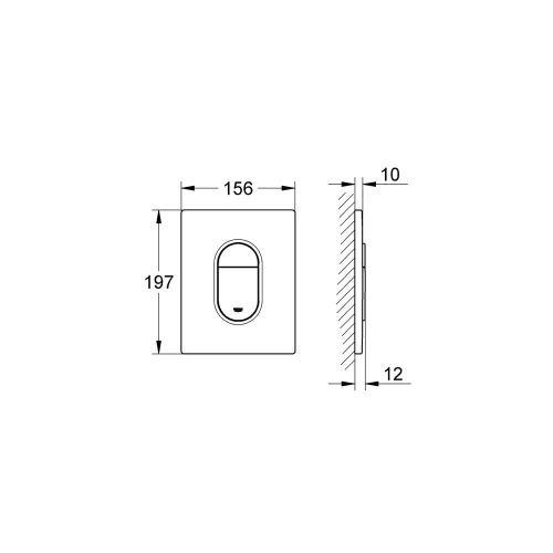 Grohe Arena Cosmopolitan Kumanda Paneli - 38844KV0 - 4
